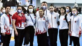 Genç cimnastikçiler yeni hedeflere odaklandı